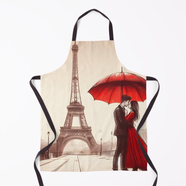 Item preview, Dreamy Lovers Under Paris Rain designed and sold by inkNext.