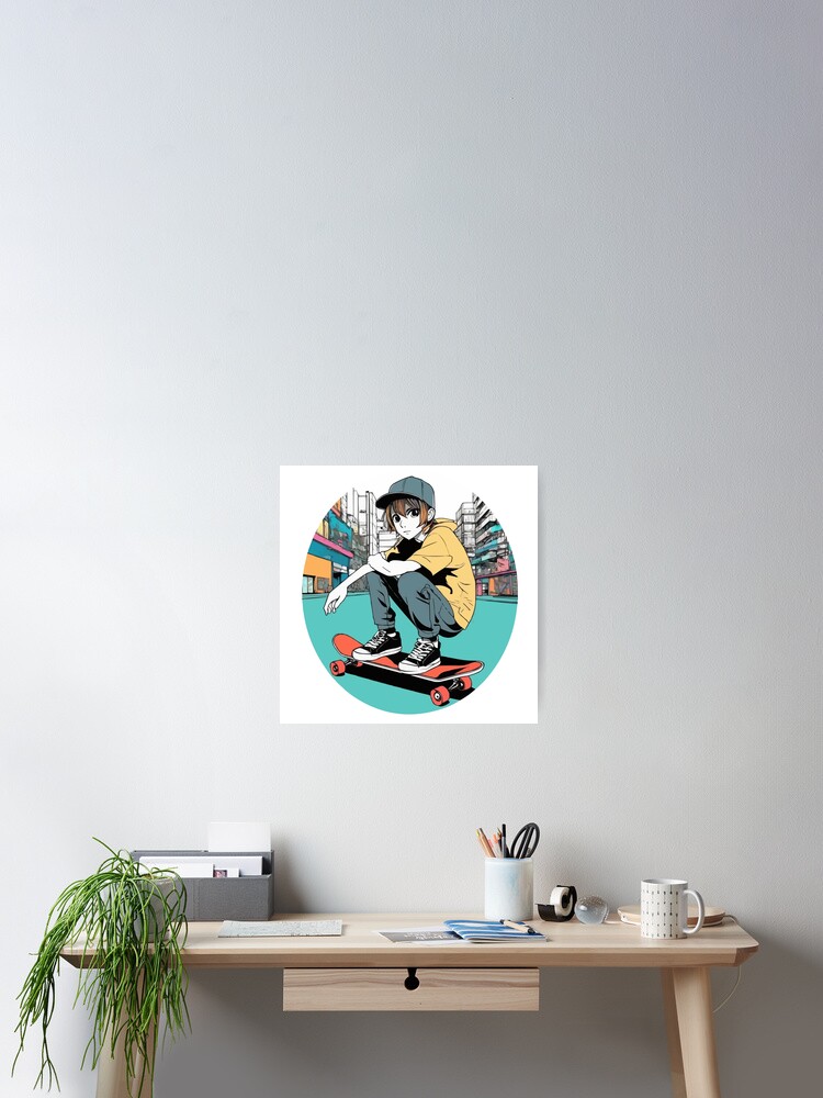 Thumbnail 2 of 3, Poster, Skater designed and sold by Coloradodrawing.