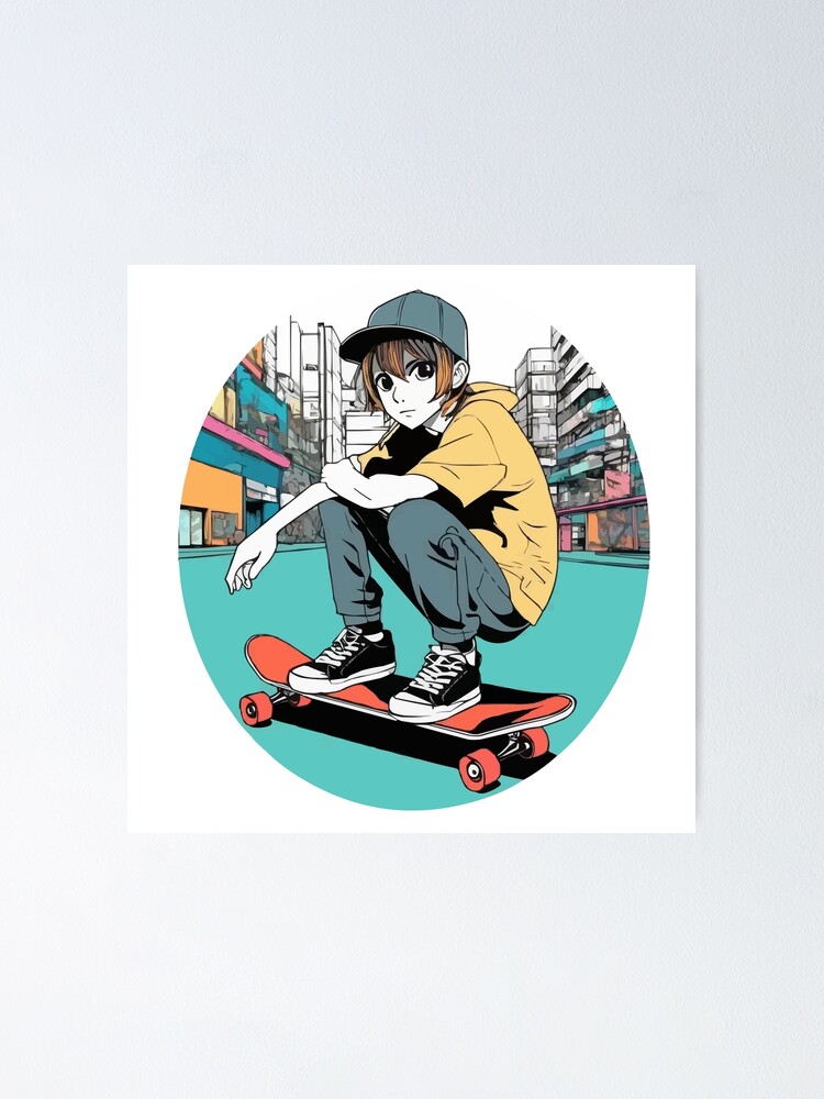 Thumbnail 1 of 3, Poster, Skater designed and sold by Coloradodrawing.