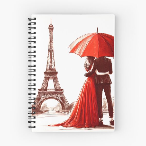 Item preview, Parisian Lovers' Dreamy Rainy Evening designed and sold by inkNext.
