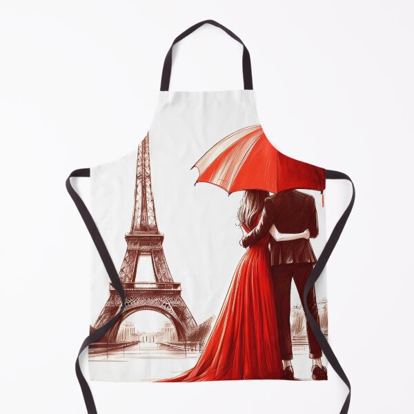 Item preview, Parisian Lovers' Dreamy Rainy Evening designed and sold by inkNext.