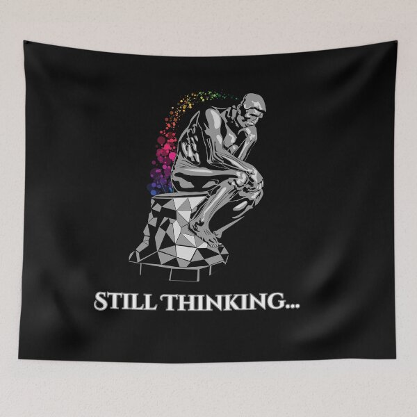 Item preview, Still Thinking... A Modern Take on The Thinker designed and sold by OakLook.