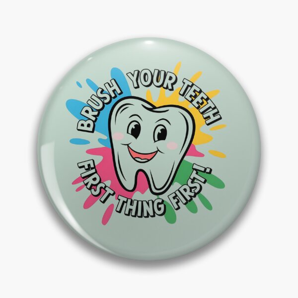 Item preview, Vibrant Tooth Graphic – A Fun Reminder to Brush Your Teeth designed and sold by Golden-flower22.