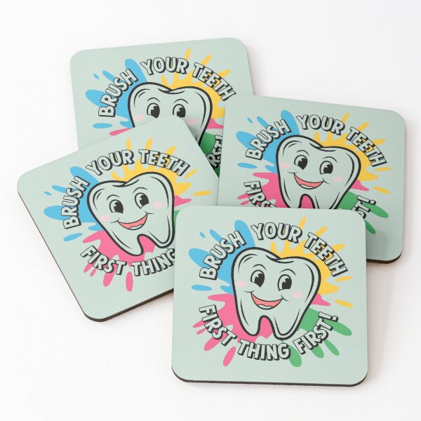 Item preview, Vibrant Tooth Graphic – A Fun Reminder to Brush Your Teeth designed and sold by Golden-flower22.