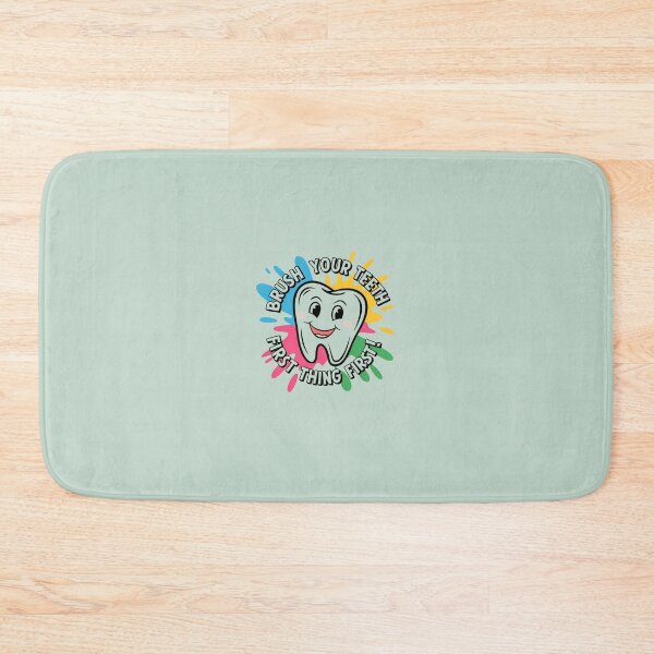 Item preview, Vibrant Tooth Graphic – A Fun Reminder to Brush Your Teeth designed and sold by Golden-flower22.
