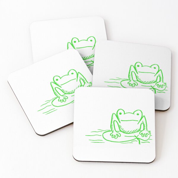 Item preview, Frog's life Bright Green designed and sold by MagentaTwilight.