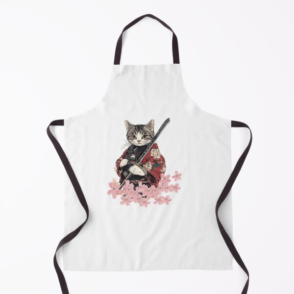 Item preview, Samurai cat, cute cat, cat with sword designed and sold by WHDProduction45.
