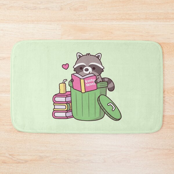 Item preview, Cute Raccoon Loves Reading Trashy Novel Books Funny designed and sold by rustydoodle.