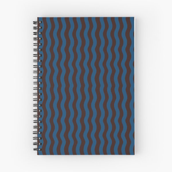 Item preview, Abstract Wavy Wiggle Lines Brown and Blue designed and sold by OneThreeSix.