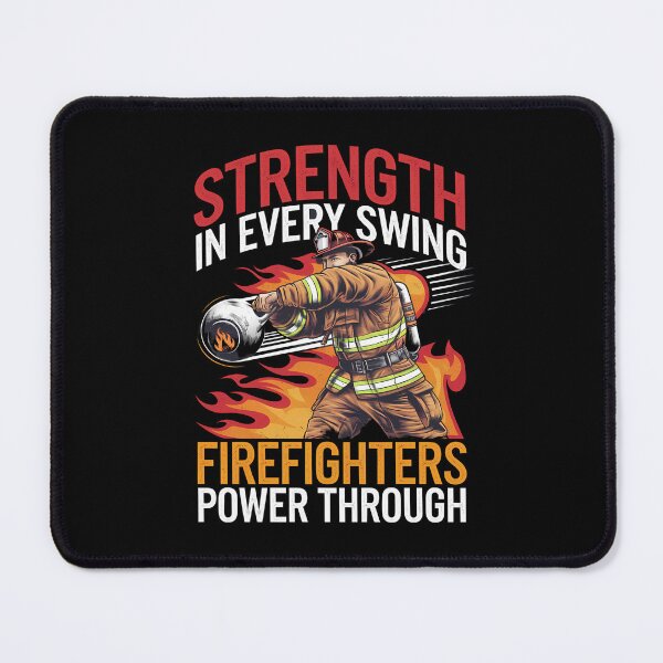 Item preview, Firefighter Strength – Power Through Every Swing designed and sold by Taans-Creation.