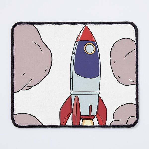 Item preview, Futuristic Rocket Illustration Design Art Space Exploration designed and sold by ART ATTACK ZONE.