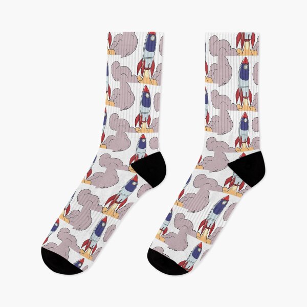 Item preview, Futuristic Rocket Illustration Design Art Space Exploration designed and sold by ART ATTACK ZONE.