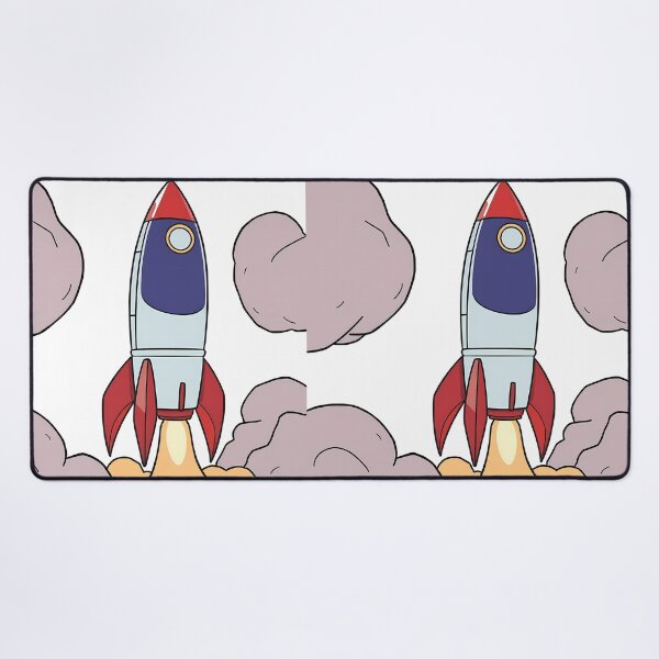 Item preview, Futuristic Rocket Illustration Design Art Space Exploration designed and sold by ART ATTACK ZONE.