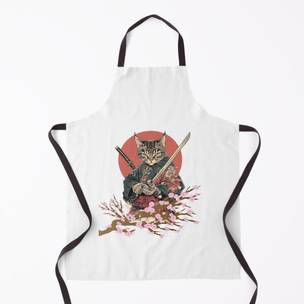 Item preview, Samurai cat gift, gift for her, gift for Samurai fan, cat gift designed and sold by WHDProduction45.