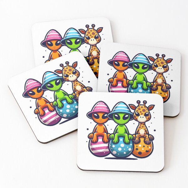 Item preview, Funny Easter with Aliens designed and sold by Tw1nsAIArt.