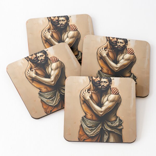 Item preview, Embrace of two men designed and sold by Seduction-art.