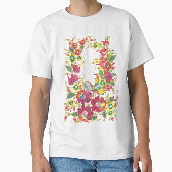 Item preview, Colorful Folk Art Rooster Design designed and sold by OrnamentUA.