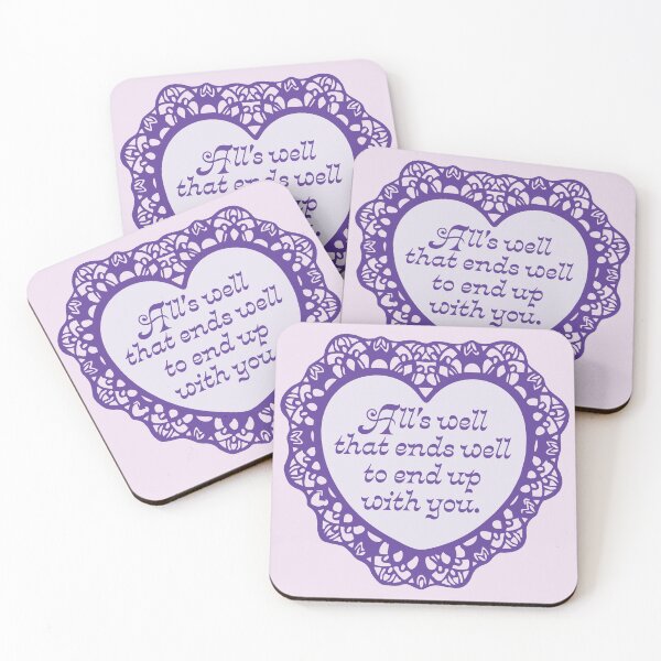 Item preview, 'All's Well That Ends Well' Valentine designed and sold by justswemothings.