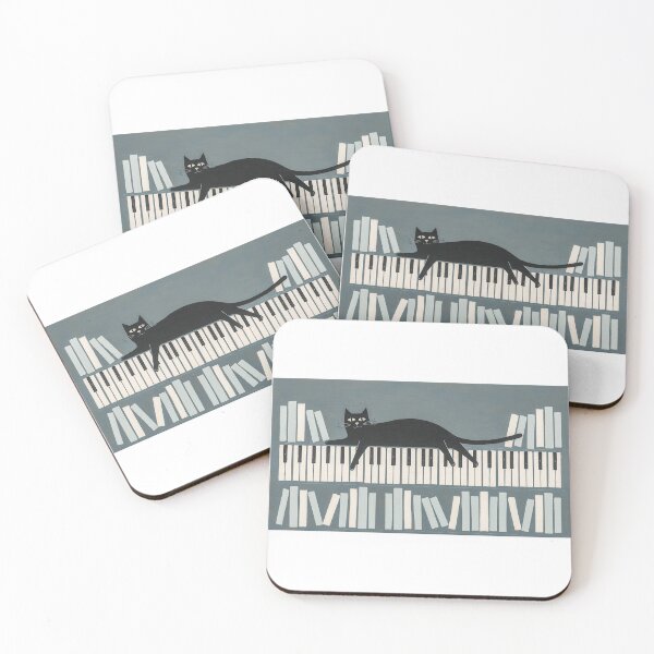 Item preview, Piano Cat designed and sold by Angry Swan Designs.