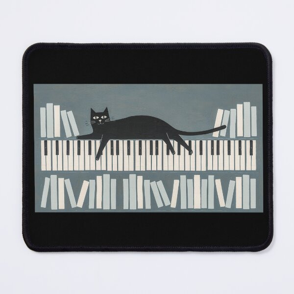 Item preview, Piano Cat designed and sold by Angry Swan Designs.
