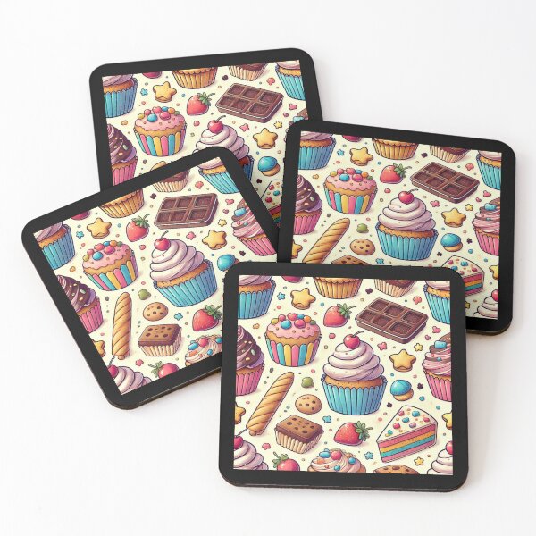 Item preview, Delicious Cupcake and Pastry Pattern designed and sold by Kalpa.