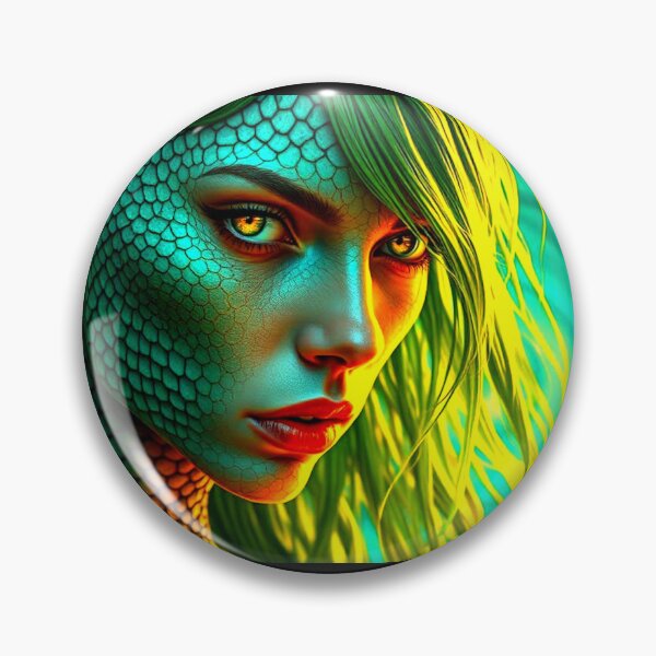 Item preview, Snake Goddess - Art Print designed and sold by Earth Nature Creations.