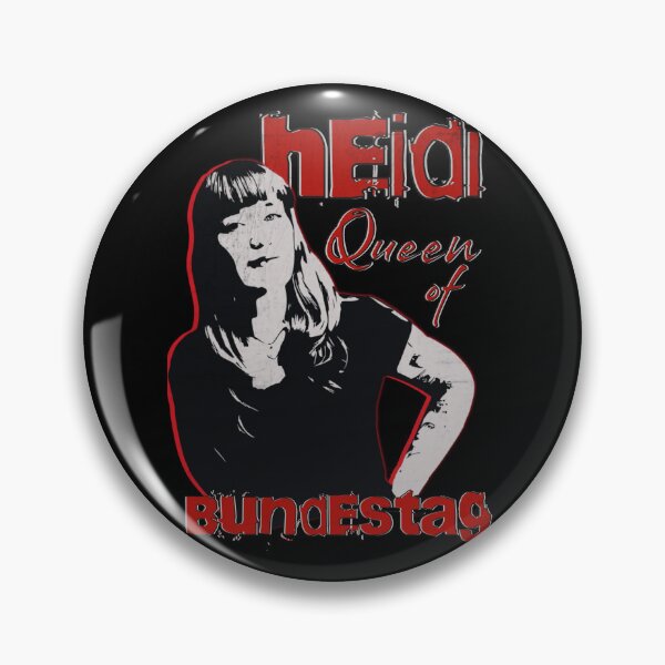 Item preview, Heidi Reichinnek Queen of Bundetag designed and sold by Dunkelflaute.