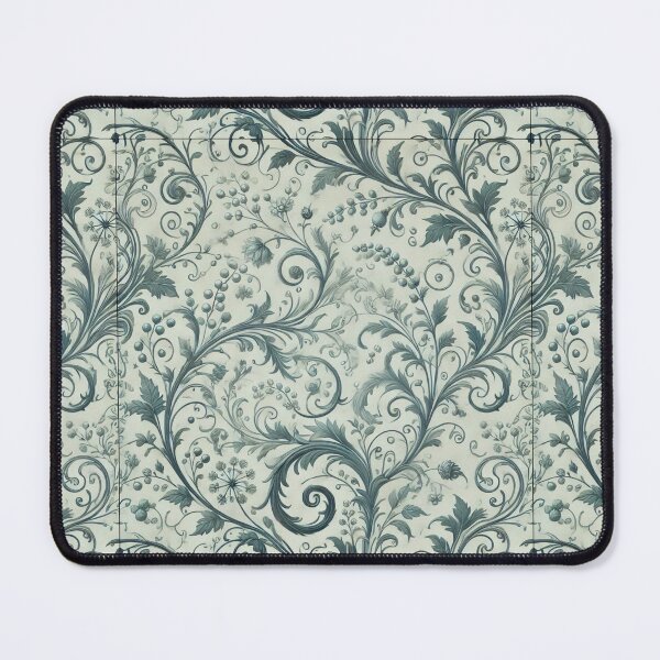 Item preview, Elegant Grey floral Swirl Pattern designed and sold by Kalpa.