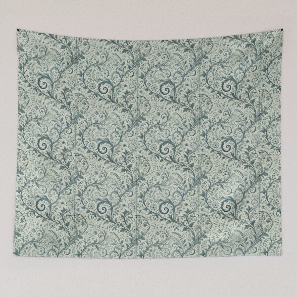 Item preview, Elegant Grey floral Swirl Pattern designed and sold by Kalpa.