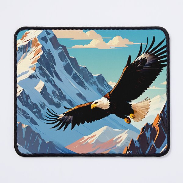 Item preview, Eagle Flying on A Snow Mountain  designed and sold by Bunmigraphics .
