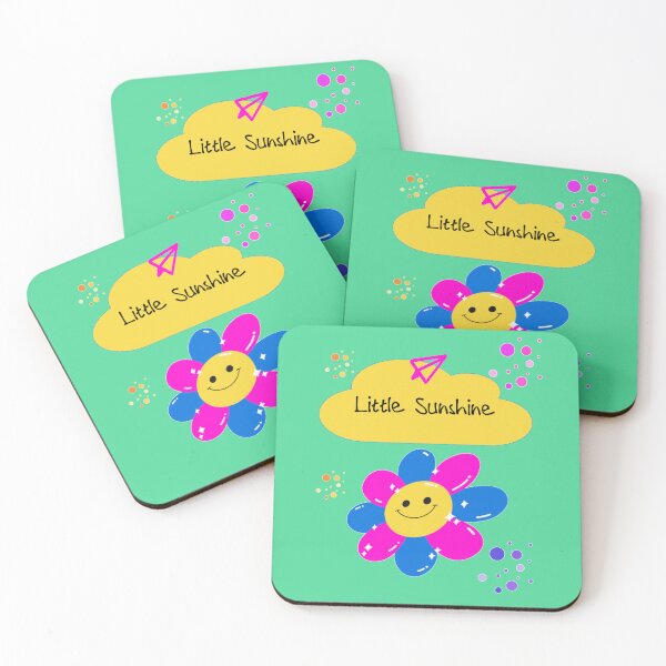 Item preview, Little Sunshine ? Kids Smiley Face Flower | Bright Playful Tee designed and sold by vr4u.