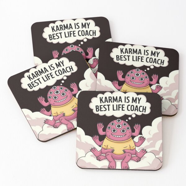 Item preview, Karma is my best life coach designed and sold by DukeTheMagic.