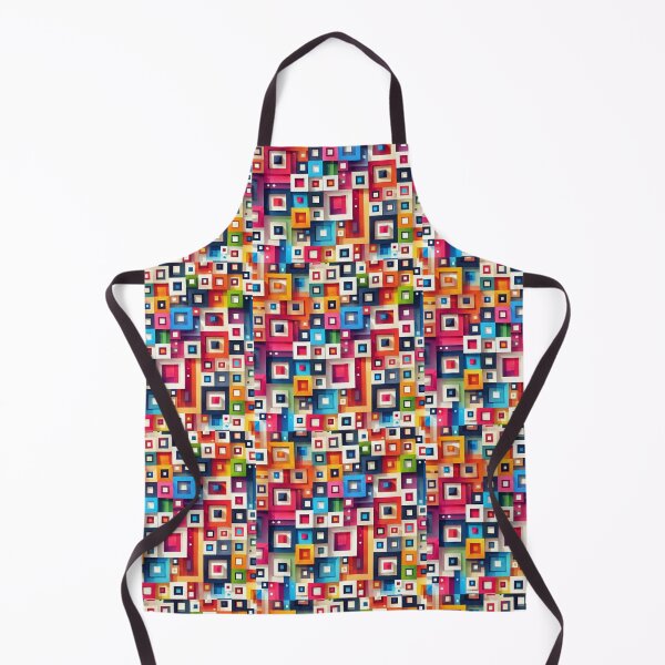 Item preview, Vibrant Geometric Squares Abstract Pattern designed and sold by Kalpa.