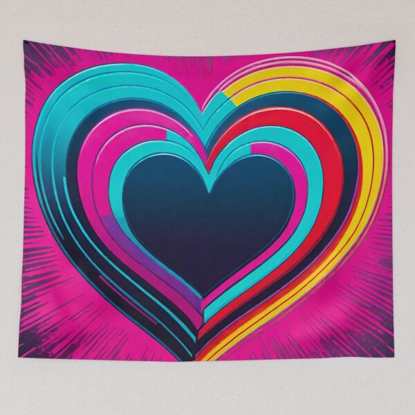 Item preview, Epic Love Heart Pattern Design – Bold and Beautiful designed and sold by GrizzlyCollective.