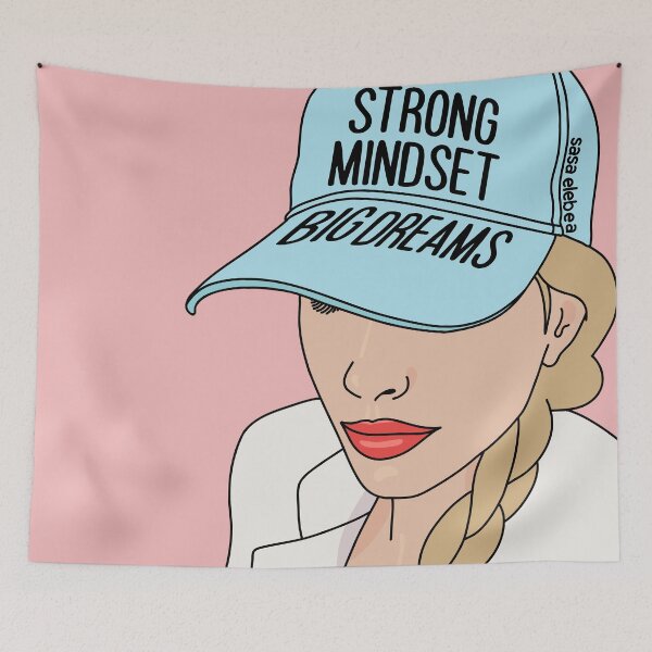 Item preview, Strong mindset big dreams by Sasa Elebea designed and sold by Sabrina Brugmann.