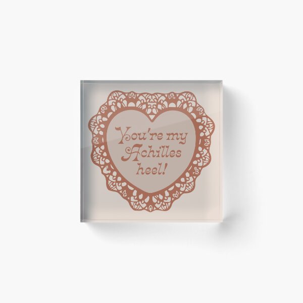 Item preview, 'Achilles Heel' Valentine designed and sold by justswemothings.