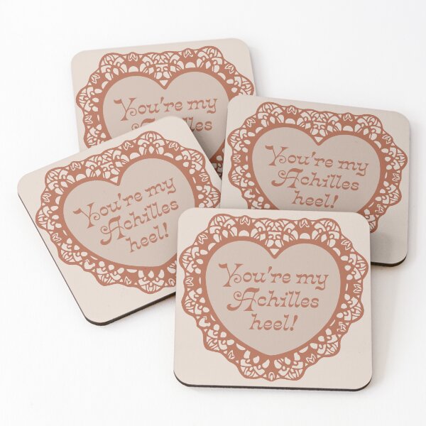Item preview, 'Achilles Heel' Valentine designed and sold by justswemothings.
