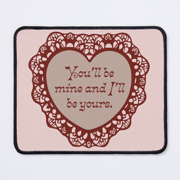 Item preview, 'I'll Be Yours' Valentine designed and sold by justswemothings.