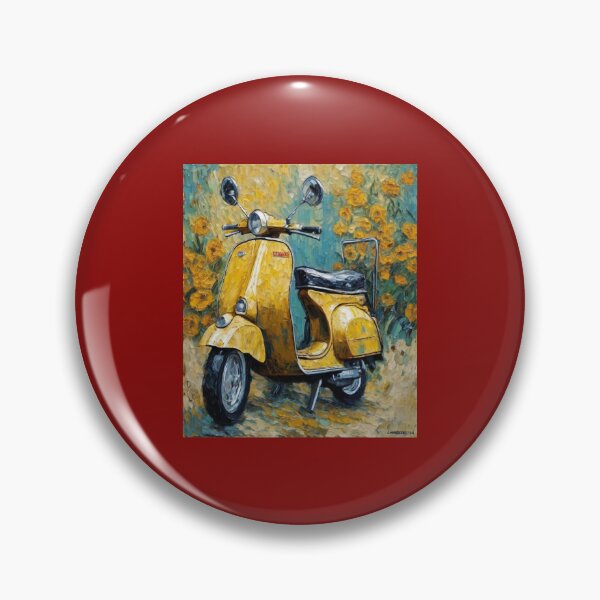 Artikelvorschau, Vintage-Charme: Lambretta Scooter entworfen und verkauft von Artisticanvas.