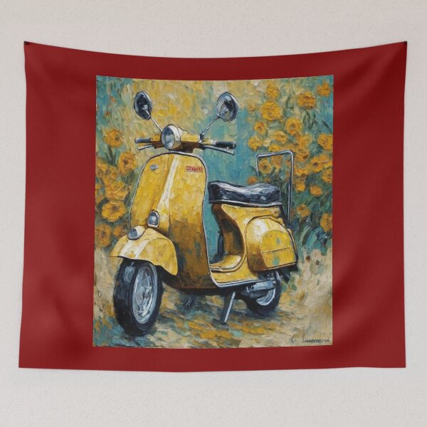Item preview, Vintage Charm: Lambretta Scooter designed and sold by Artisticanvas.