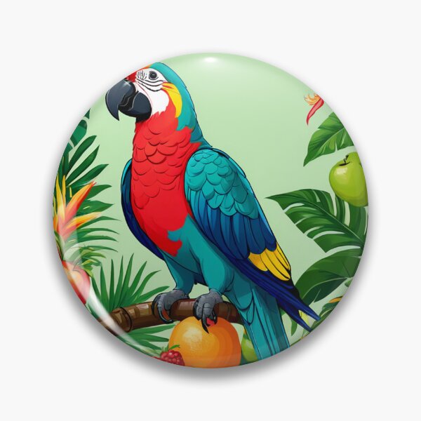 Item preview, Parrot Colorful Tropical Fruits designed and sold by Bunmigraphics .