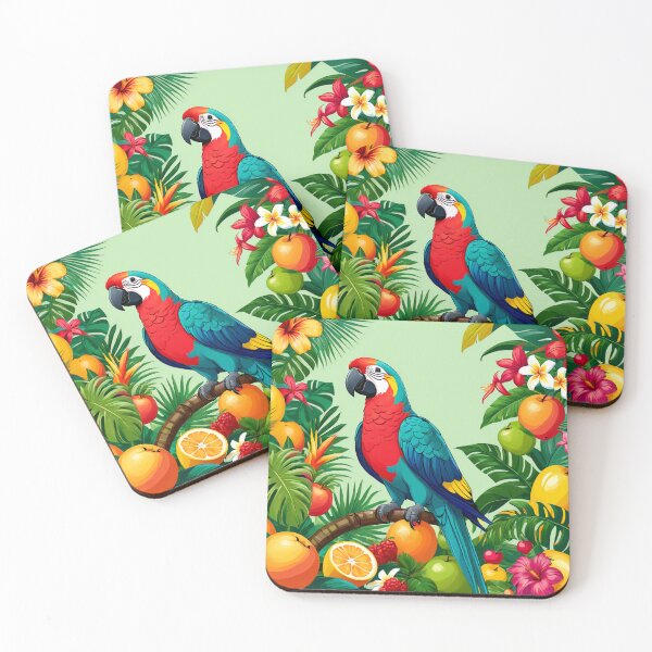 Item preview, Parrot Colorful Tropical Fruits designed and sold by Bunmigraphics .