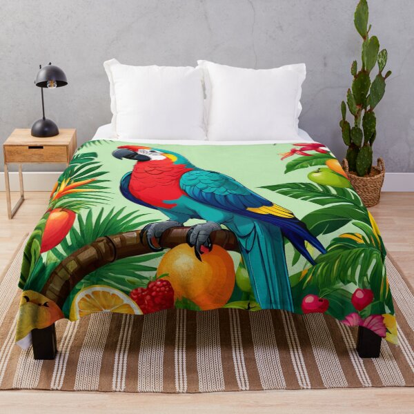 Item preview, Parrot Colorful Tropical Fruits designed and sold by Bunmigraphics .