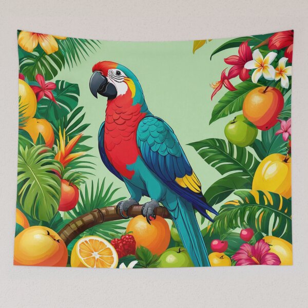 Item preview, Parrot Colorful Tropical Fruits designed and sold by Bunmigraphics .