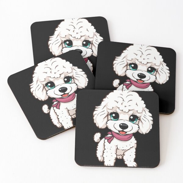 Item preview, White Poodles designed and sold by Getup-clothing.