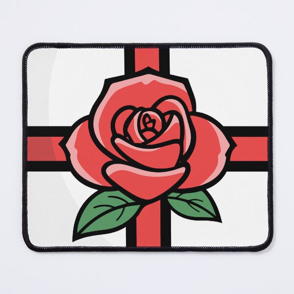 Item preview, St. George's Day Rose English Flag designed and sold by HolidayBug.