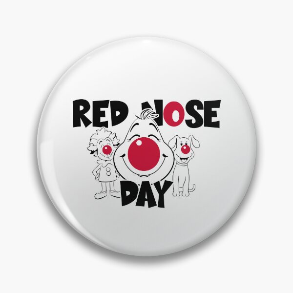 Item preview, Red Nose Day Minimalist Funny Design – Charity Awareness Art designed and sold by thepixfactory.