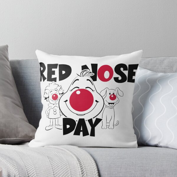 Item preview, Red Nose Day Minimalist Funny Design – Charity Awareness Art designed and sold by thepixfactory.