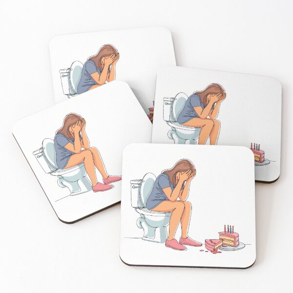 Item preview, Toilet Tears & Birthday Fears – Funny Birthday Card designed and sold by InevitableAum.
