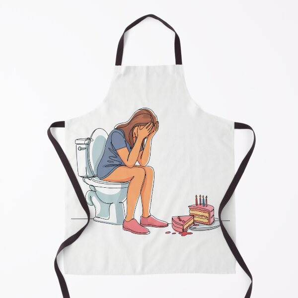 Item preview, Toilet Tears & Birthday Fears – Funny Birthday Card designed and sold by InevitableAum.